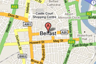 Map of Belfast